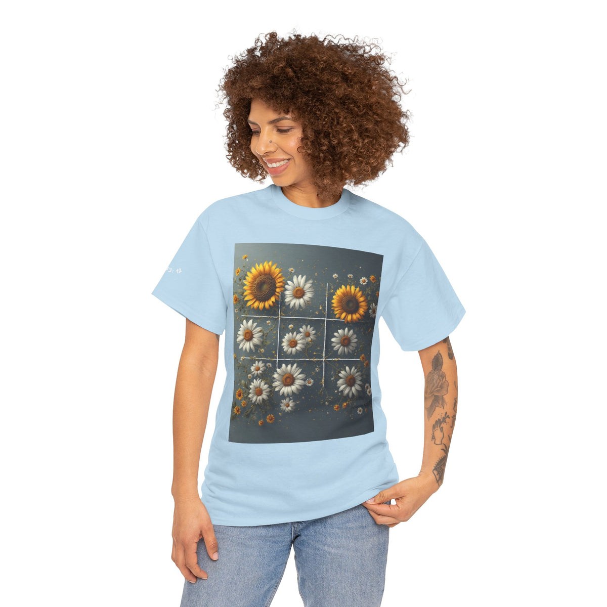 Flower Tic-Tac-Toe Tee