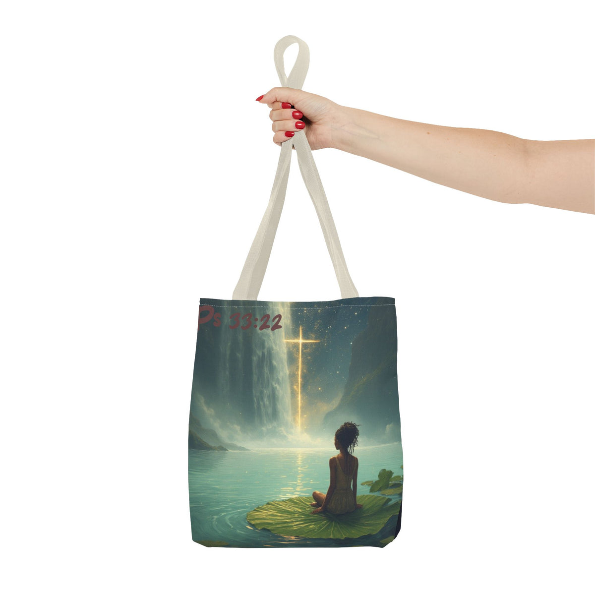 Waterfall Tote Bag | Meditative Art Tote