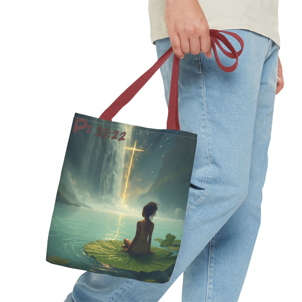 Waterfall Tote Bag | Meditative Art Tote