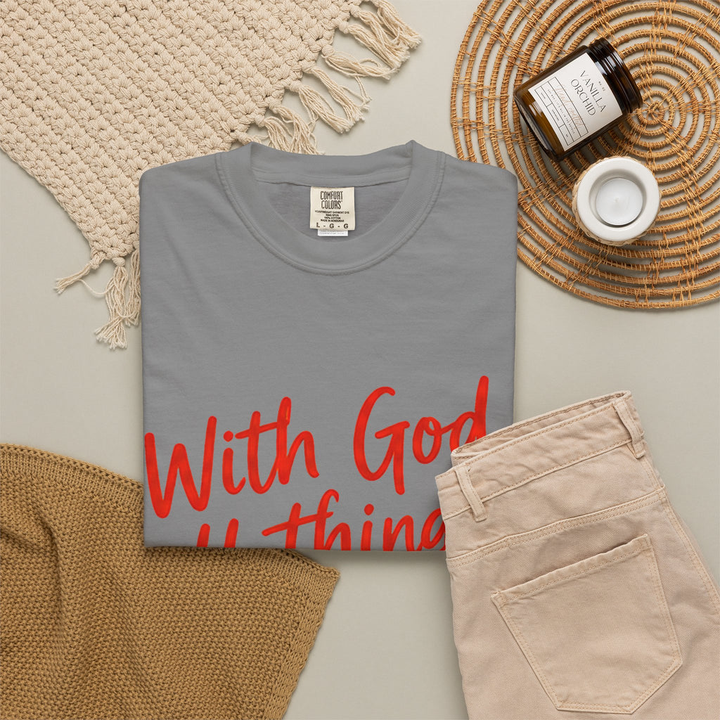 "With God All Things Are Possible" (Matthew 19:26) - Tee