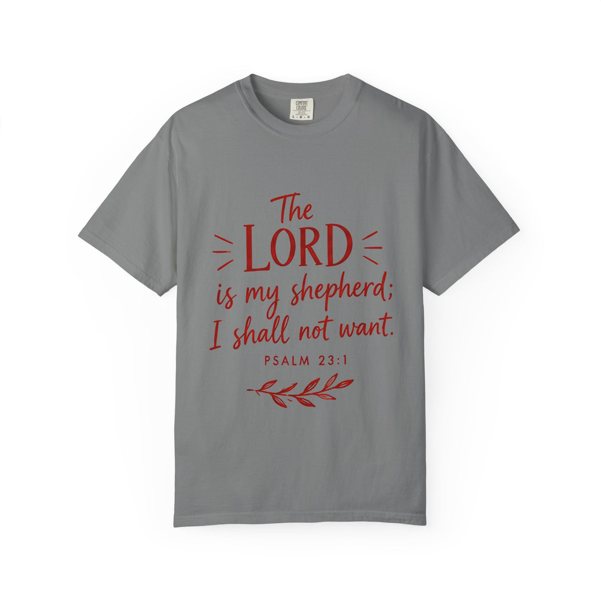 Psalm 23:1 'The Lord Is My Shepherd' T-Shirt