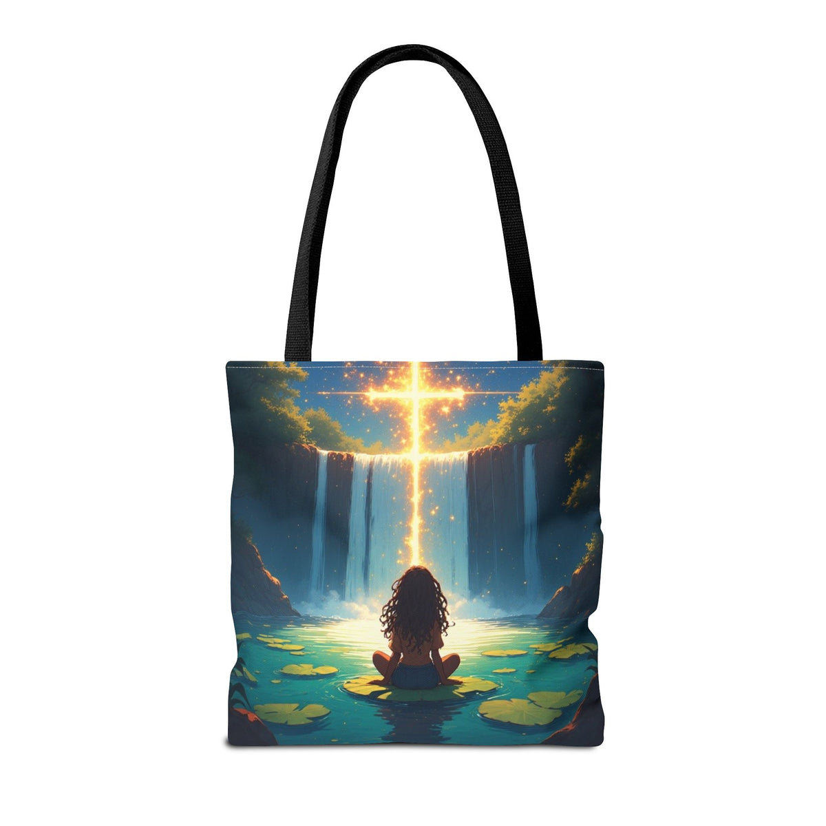 Waterfall Tote Bag | Meditative Art Tote