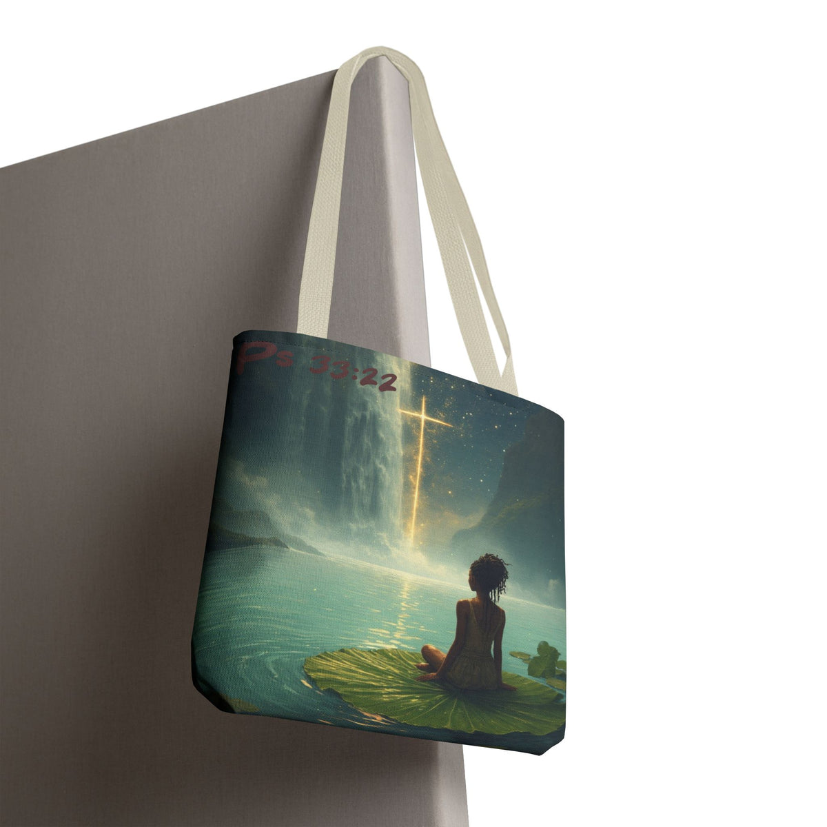 Waterfall Tote Bag | Meditative Art Tote