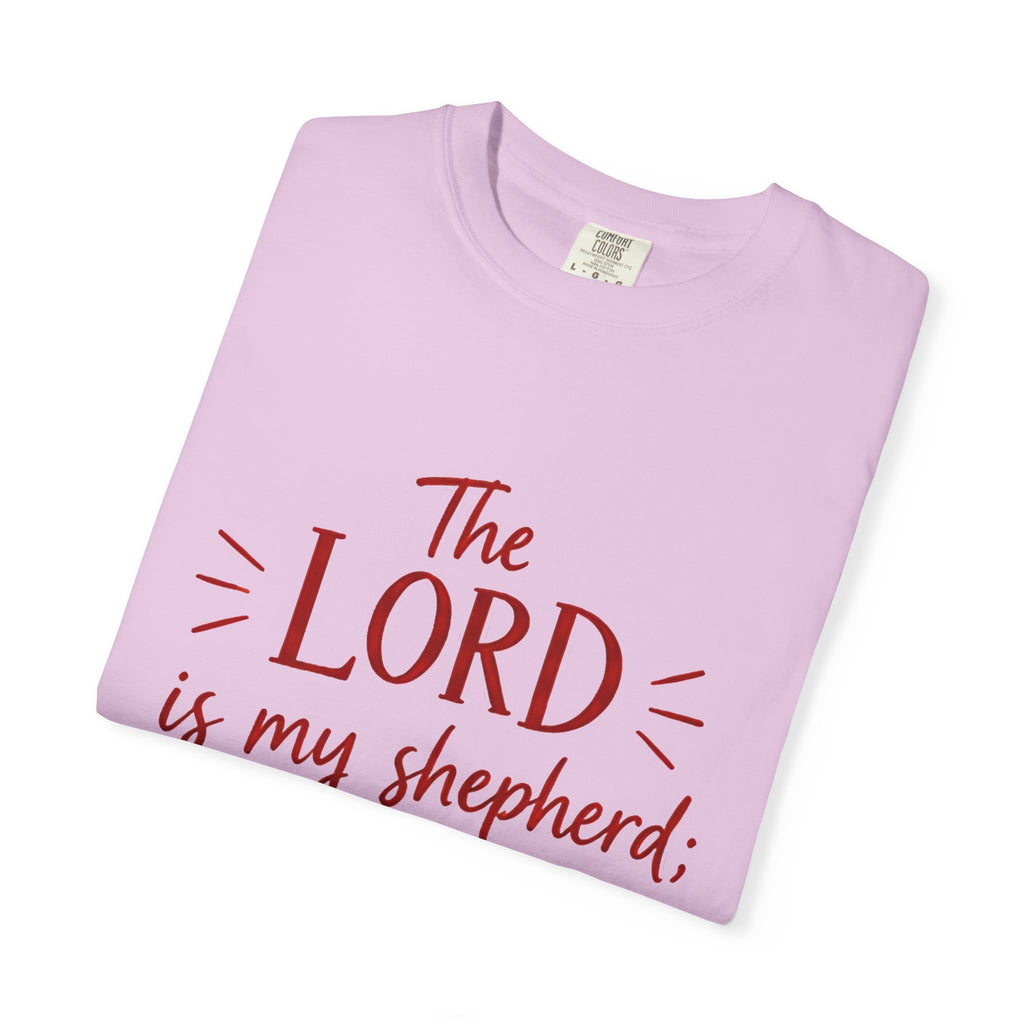 Psalm 23:1 'The Lord Is My Shepherd' T-Shirt