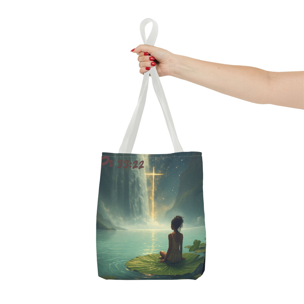Waterfall Tote Bag | Meditative Art Tote