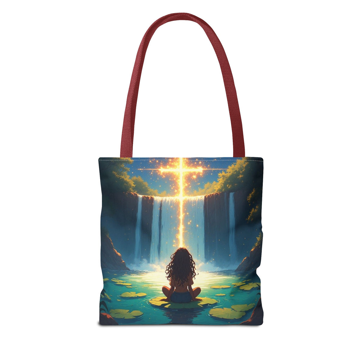 Waterfall Tote Bag | Meditative Art Tote
