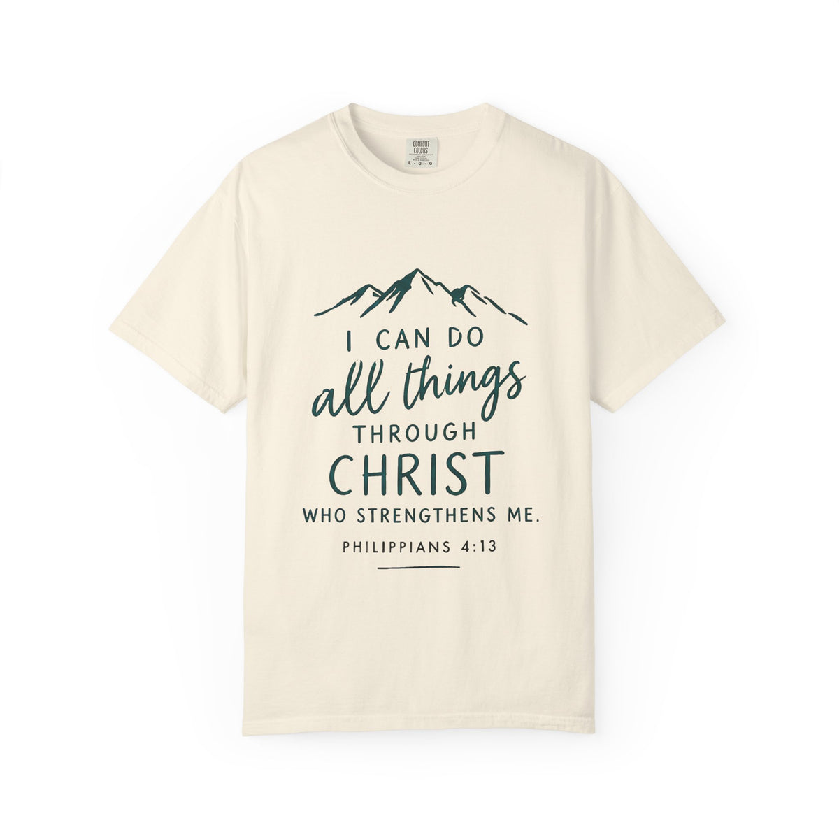 Philippians 4:13 T-Shirt — "I Can Do All Things Through Christ" Faith Tee