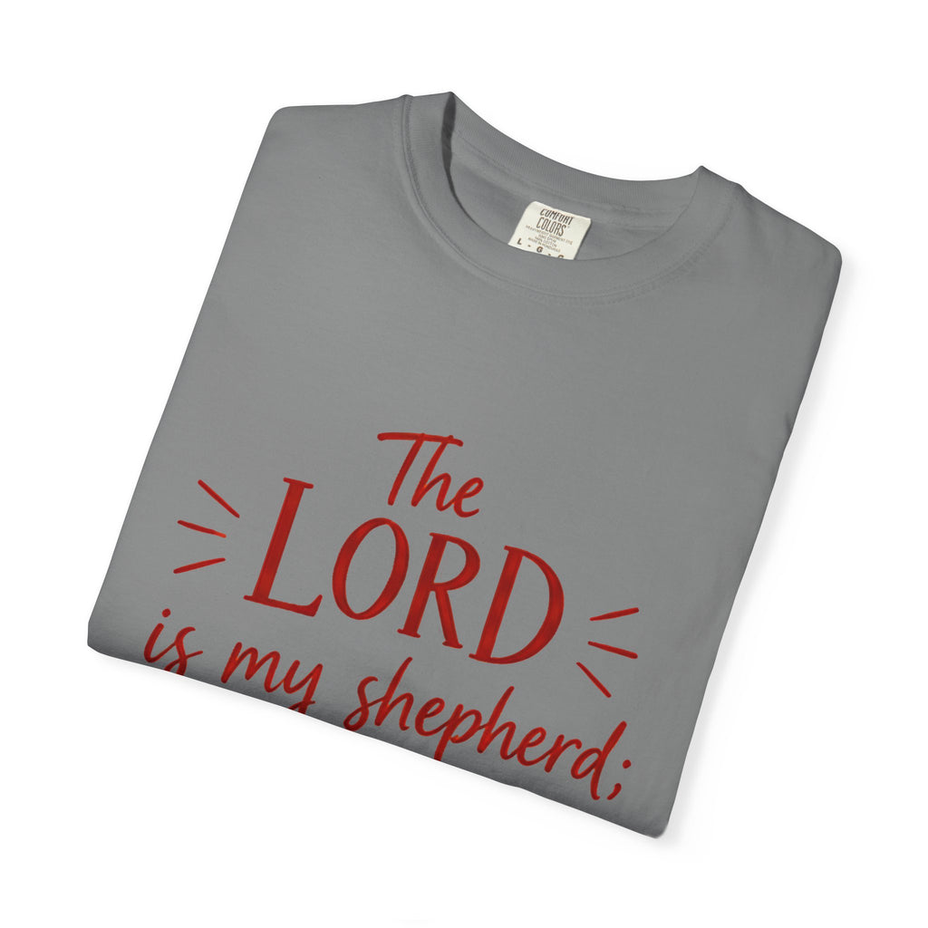 Psalm 23:1 'The Lord Is My Shepherd' T-Shirt