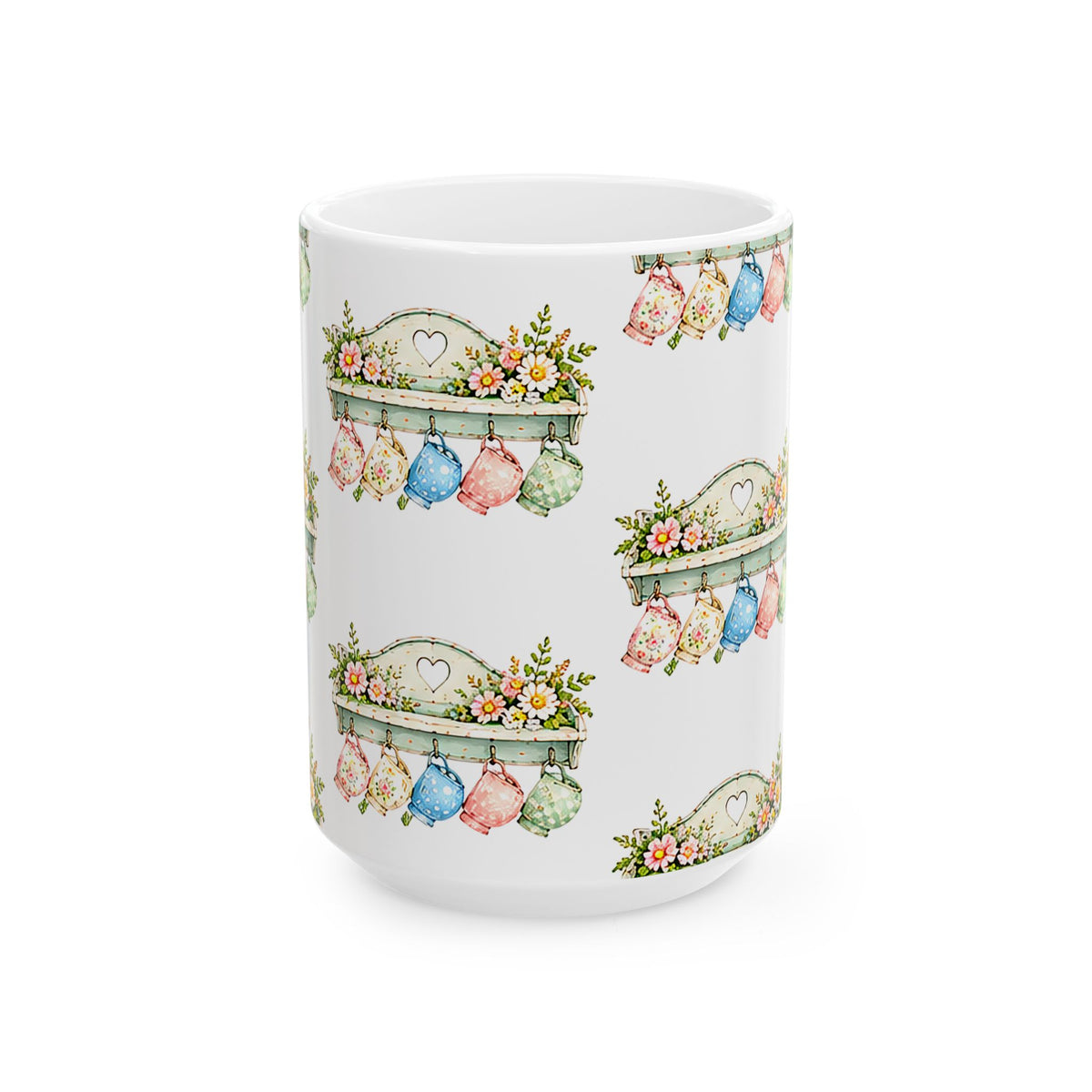 Floral Cottagecore Ceramic Mug