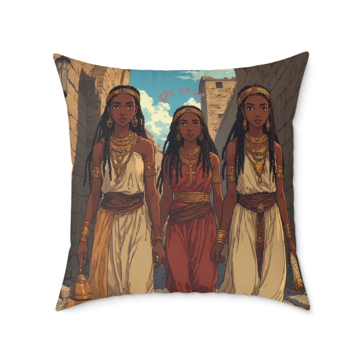 Trio of Queens Decorative Throw Pillow