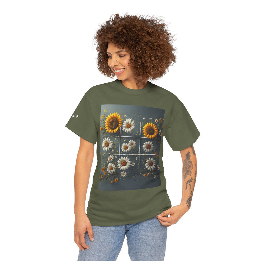 Flower Tic-Tac-Toe Tee
