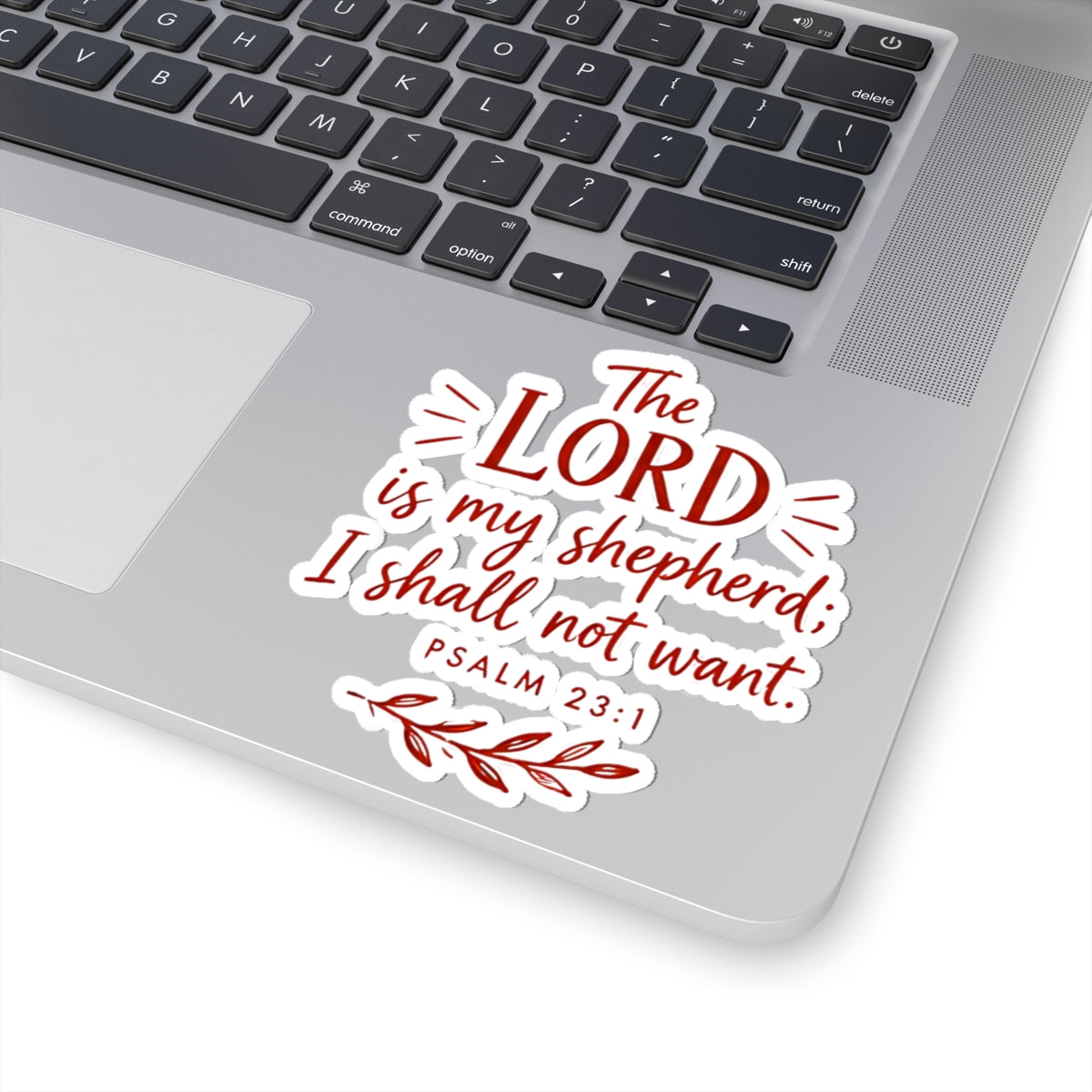 The Lord Is My Shepherd Sticker – Psalm 23:1 Christian Vinyl Decal