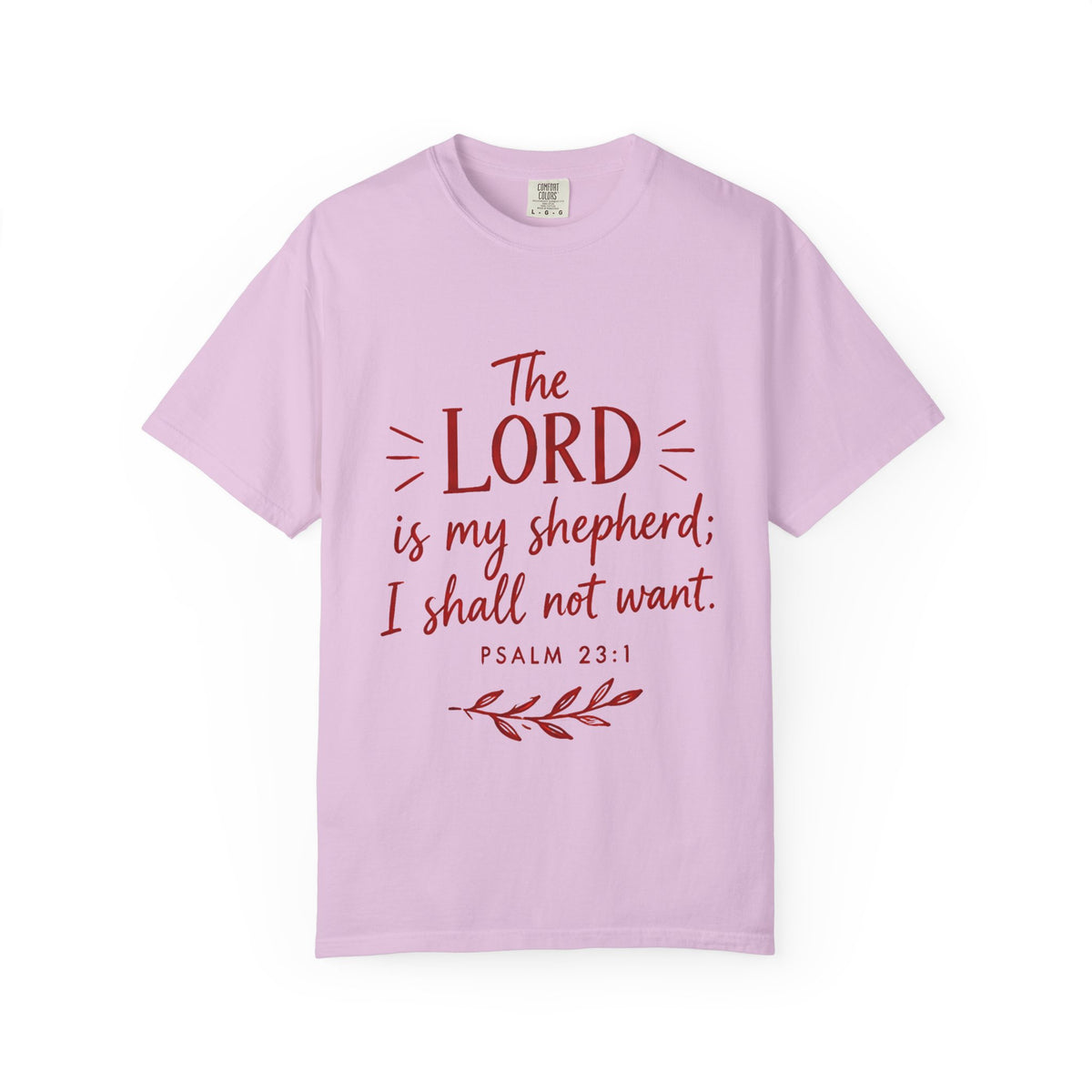 Psalm 23:1 'The Lord Is My Shepherd' T-Shirt